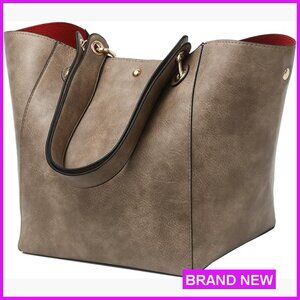 Large Work Tote Bag Designer Vegan Leather Shoulder Crossbody Purse Travel